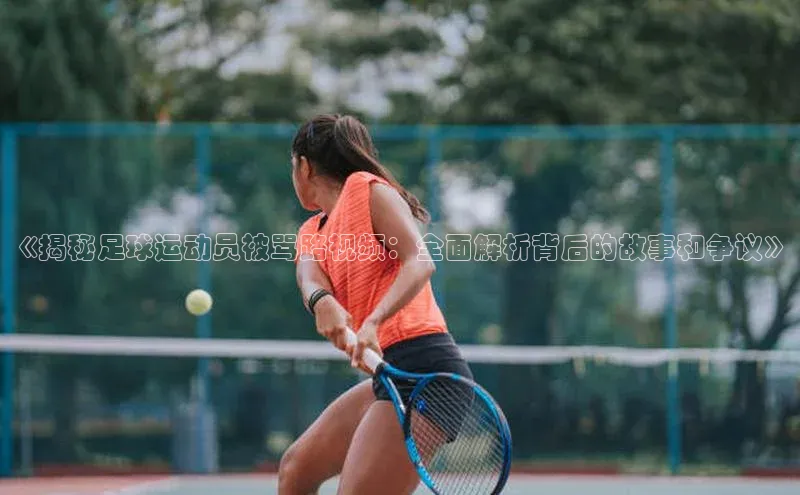 门徒娱乐登录百度识图《揭秘足球运动员被骂路视频：全面解析背后的故事和争议》